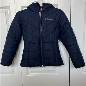 Columbia Dark Blue Hooded Jacket